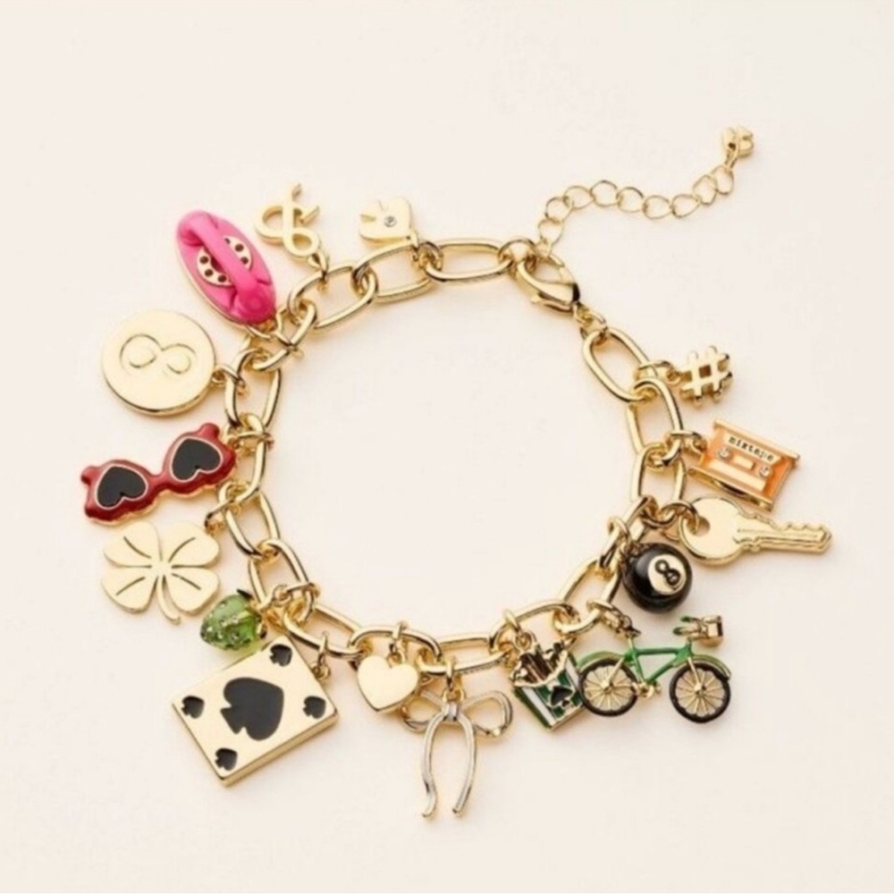 KATE SPADE x TARGET Chunky Gold Charm Bracelet | NEW IN BOX